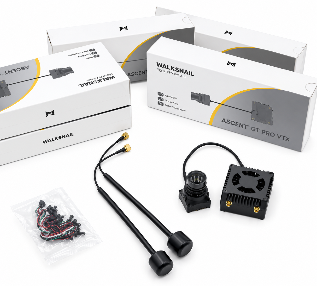WALKSNAIL GT Pro VTX 5.8GHz 4W with Z40 Camera CADDXFPV 1080P 60FPS for RC Parts