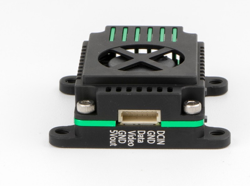 3.0-3.6GHz 64CH 5W VTX for FPV Drone UAV IRC Tramp Control DC 7-36V 2S-8S Metal Materials 3.3GHz 30.5mm Mounting Holes photo 3