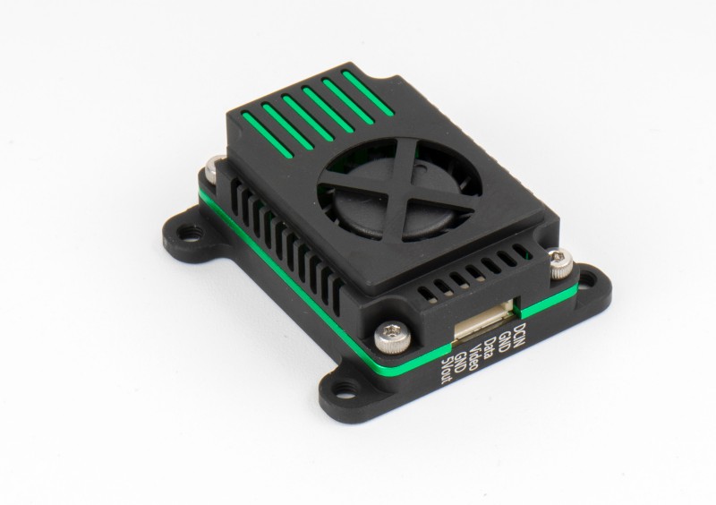 3.0-3.6GHz 64CH 5W VTX for FPV Drone UAV IRC Tramp Control DC 7-36V 2S-8S Metal Materials 3.3GHz 30.5mm Mounting Holes photo 4