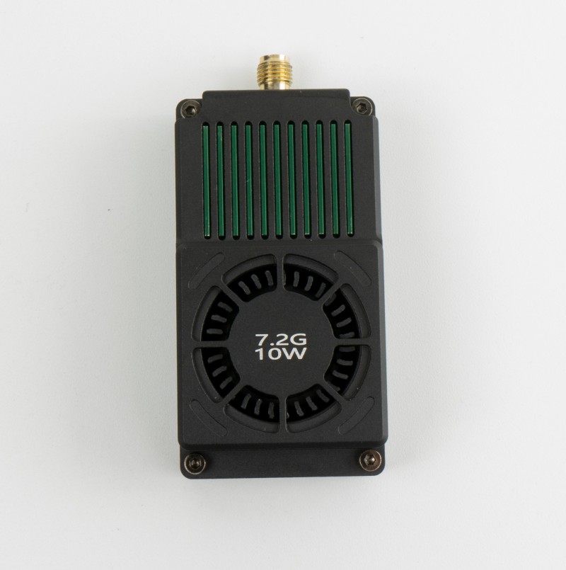 7.2GHz 10W High-Power VTX Video Transmitter 64CH 6100-7200MHz DC 7-36V for FPV Drone UAV Aerial Photography photo 3