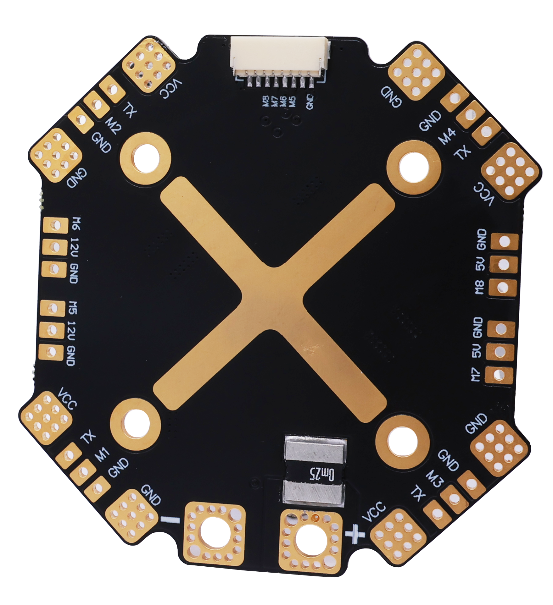 7155B-B13 12V High Current 120A Aluminum Alloy Distribution Board for Drone Remote Control Lift FPV Compatible 2-12S LiPo photo 5