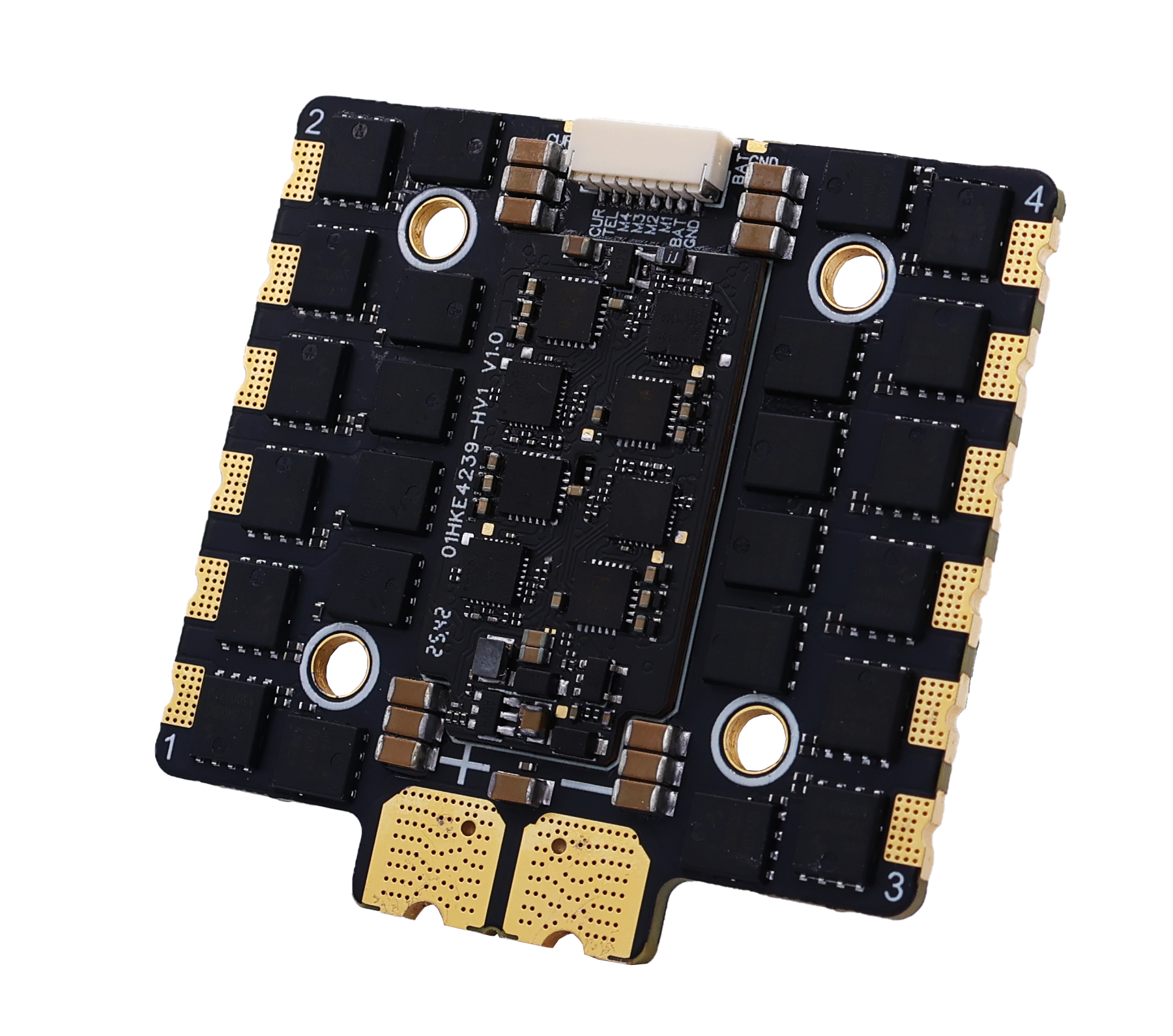 100A 4-in-1 Metal ESC 2S-8S Lipo Electronic Speed Controller 56x54.6mm for FPV Drone UAV photo 2