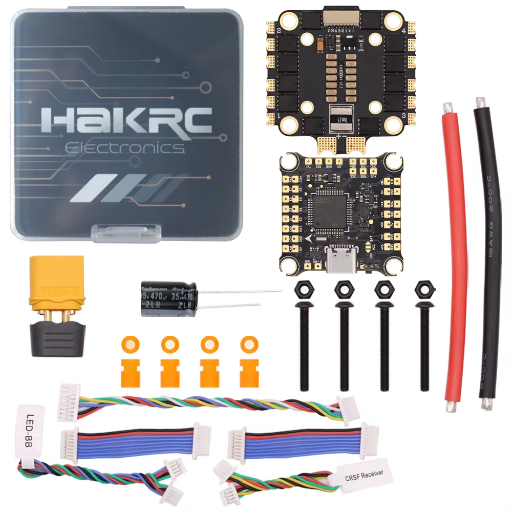 Damping Multi Functional Compact Metal FPV Drone F405 FC with Electric Speed Controller ESC 2-8S Lipo 65A Stack photo 12
