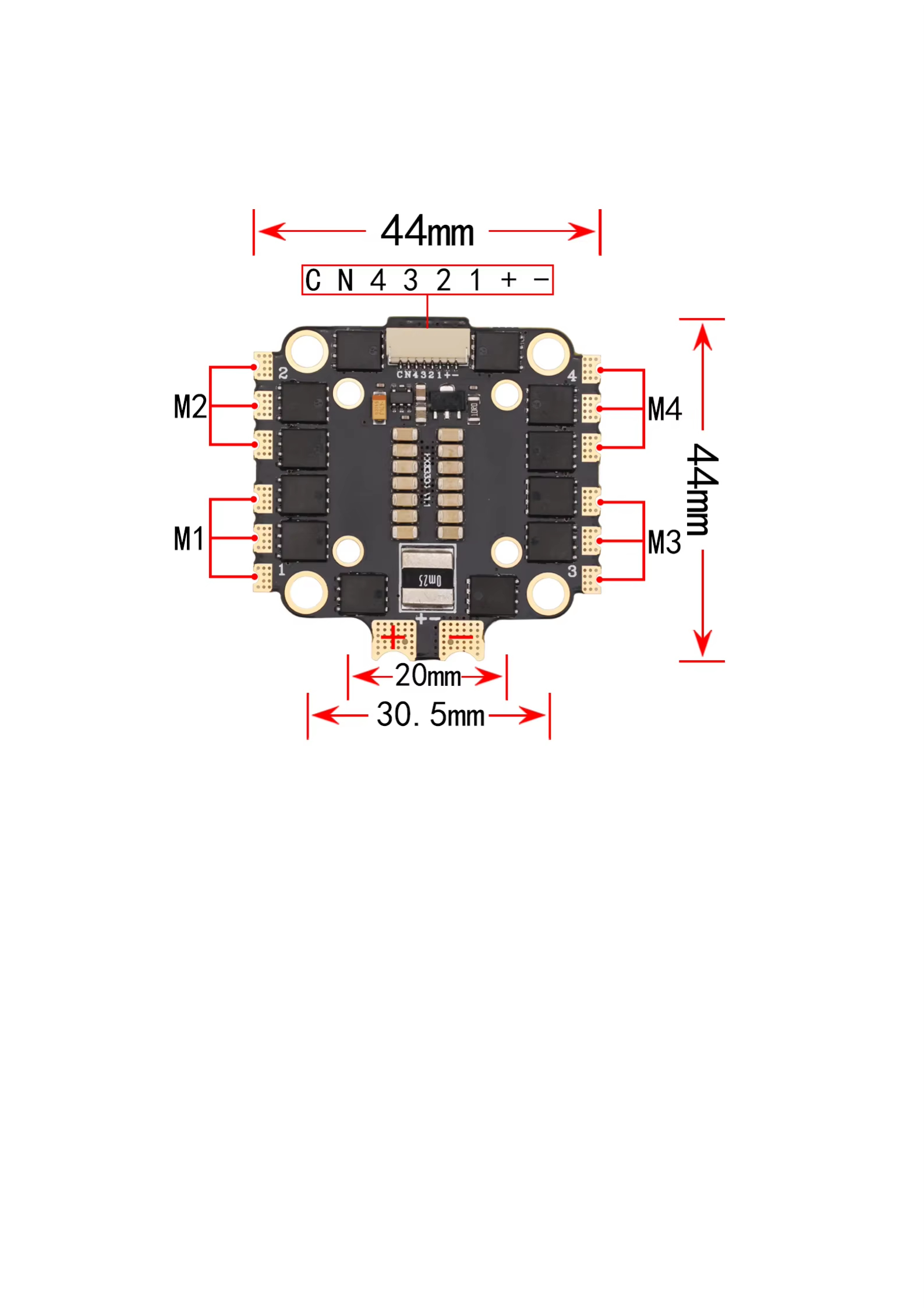 Damping Multi Functional Compact Metal FPV Drone F405 FC with Electric Speed Controller ESC 2-8S Lipo 65A Stack photo 16