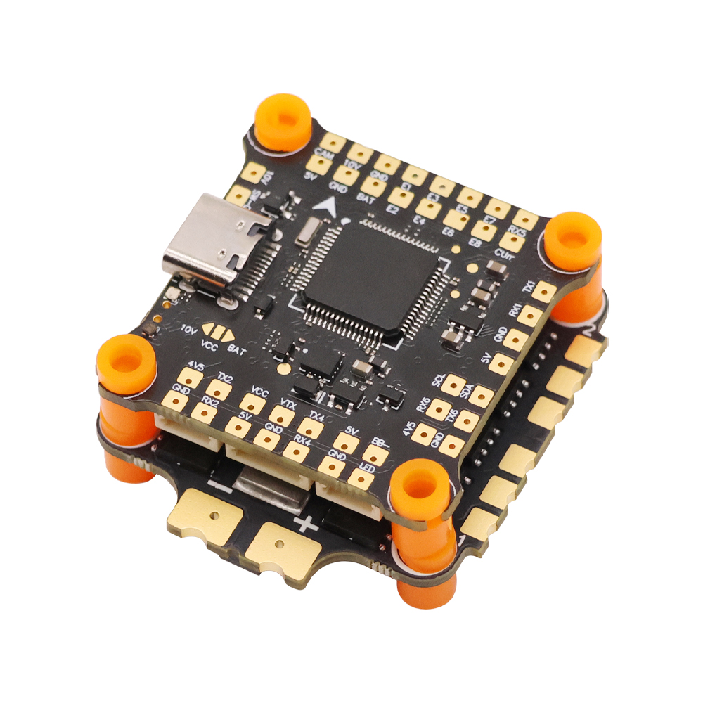 Damping Multi Functional Compact Metal FPV Drone F405 FC with Electric Speed Controller ESC 2-8S Lipo 65A Stack photo 5