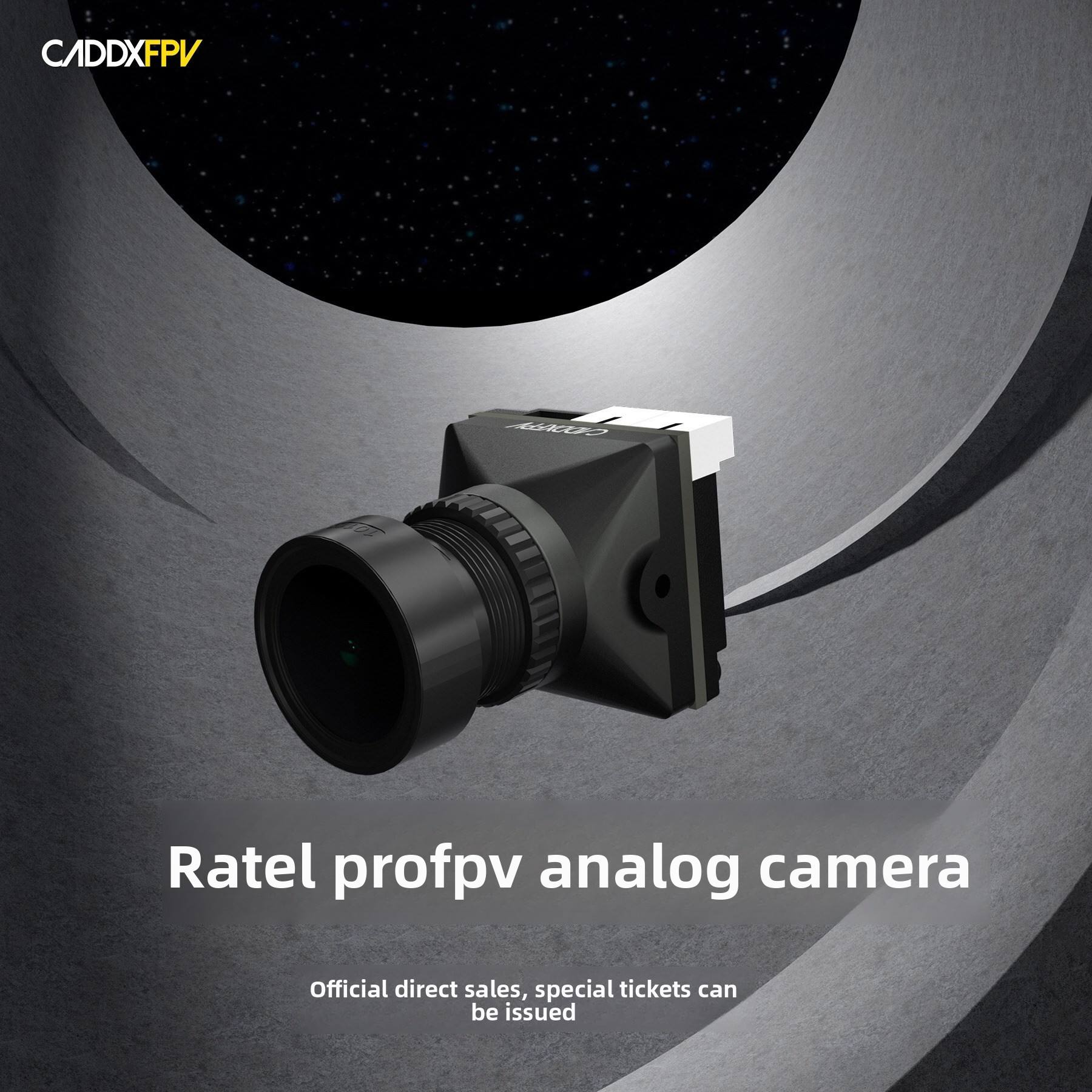 CADDX Ratel Pro FPV Camera Black Light FOV125° Night Vision Wide Dynamic Drone photo 4