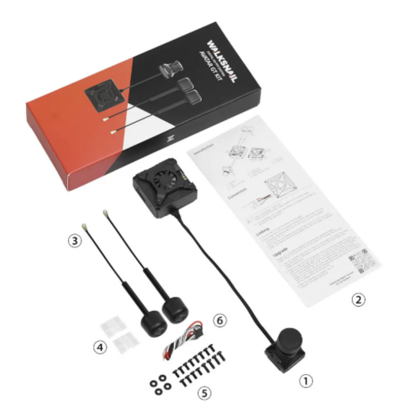 CADDX Walksnail Avatar GT 2W KIT VTX 1080p/720p 5.8GHz photo 3
