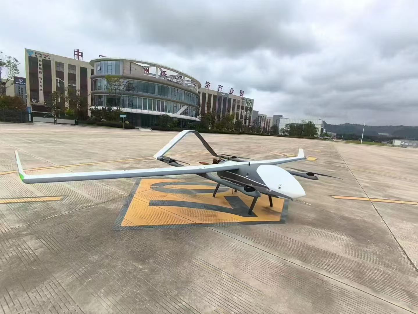 Fixed-wing UAV equipped with an electronic fuel injection (EFI) engine, featuring long endurance and high payload capacity. photo 9